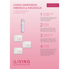 Flyer i hibiskus i A5